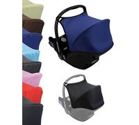 Capote pare-soleil [Protection solaire pour coque bébé] compatible avec Maxi Cosi Cabrio Fix groupe 0+ (bleu)