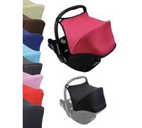 Capote pare-soleil [Protection solaire pour coque bébé] compatible avec Maxi Cosi Cabrio Fix groupe 0+ (rose)