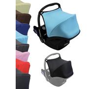 Capote pare-soleil [Protection solaire pour coque bébé] compatible avec Maxi Cosi Cabrio Fix groupe 0+ (turquoise)