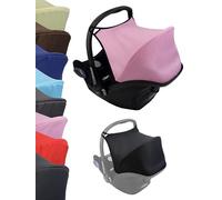 Capote pare-soleil [Protection solaire pour coque bébé] compatible avec Maxi Cosi Cabrio Fix groupe 0+ (rose)
