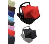 Capote pare-soleil [Protection solaire pour coque bébé] compatible avec Maxi Cosi Cabrio Fix groupe 0+ (rouge)