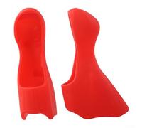 Capots de levier de frein de vélo pour St-5700, housses en silicone offrant confort et maintien sûr par tous les temps (rouge)