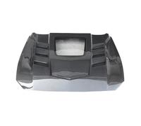 Capots de moteur de voiture Compatible Pour Ford Mustang 2015-2019 GTS Style Kit de carrosserie de ventilation de capot de pare-chocs avant en fibre de carbone(Carbon Fiber)