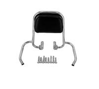 Capots de moto Appui-dos de moto en alliage Convient pour Royal RA150 RA200 GP200 TS300, coussin de Protection de séjour, accessoires Capot arrière de siège(Stainless steel T)