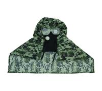 Capots de protection lavables anti-poussière en tissu respirant avec lunettes pour travaux lourds