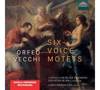 Cappella Musicale Eusebiana - Six-Voice Motets Motectorum Sex Vocibus Liber [Compact Discs]