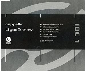 Cappella - U Got to Know [UK Import]