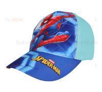 Cappellino con Visiera di Spiderman - Azzurro