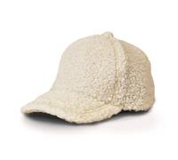 Cappellino Teddy Invernale, 28x22x14cm, Bianco, Natale, Pile, Soffice, Caldo, Inverno, Regalo Multicolore
