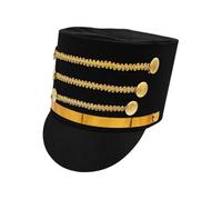 Cappello Schiaccianoci Per Adulti, polyester 58 cm | Giocattolo Ad Anello Per Majorette Di Banda Marciante, Cappello Da Soldato Schiaccianoci Per Tamburo Maggiore Creativa | Per Adulti, Adolescenti, F