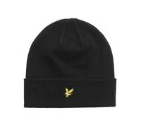 CAPPELLO Uomo LYLE & SCOTT 1874 HE2313A COTTON BEANIE Z865 JET BLACK