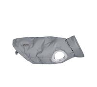 Record - Manteau Sofi pour Chiens avec Style Romantique, rembourré et résistant à l'eau, avec Fermeture Velcro et Trou de Laisse | Gris, M