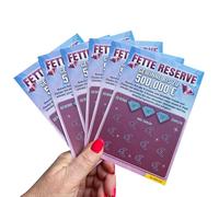 Cappstan UK Lot de 6 cartes à gratter pour annoncer la grossesse - Baby Reveal Surprise - Annonce de bébé pour la famille et les amis - Carte d'annonce de grossesse