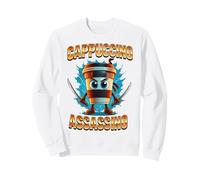 Cappuccino Assassin Funny Coffee Ninja Sweatshirt