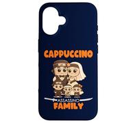 Cappuccino Assassino Family assorti à un mème italien Brainrot Coque pour iPhone 16