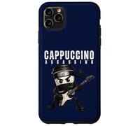 Cappuccino Assassino Jouant de la Guitare Italienne Brainrot Meme Coque pour iPhone 11 Pro Max