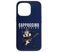 Cappuccino Assassino Jouant de la Guitare Italienne Brainrot Meme Coque pour iPhone 13 Pro