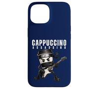 Cappuccino Assassino Jouant de la Guitare Italienne Brainrot Meme Coque pour iPhone 15