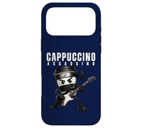 Cappuccino Assassino Jouant de la Guitare Italienne Brainrot Meme Coque pour iPhone 17 Pro Max