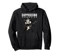 Cappuccino Assassino Jouant de la Guitare Italienne Brainrot Meme Sweat à Capuche