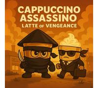 Cappuccino Assassino: Latte of Vengeance: A Funny Coffee Adventure for Kids Ages 4-8 with Latte and Cappuccino Heroes, Frothy Fights, Espresso Action, ... Story Adventure for Toddlers or perfect gift!