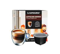 Cappuccino Crémeux, 96 capsules compatibles Nescafé Dolce Gusto, 8 boîtes de 16 - La Capsuleria