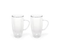 Bredemeijer Verres à cappuccino en verre Transparent 400 ml