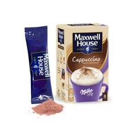 Cappuccino Maxwell House Milka - 8 dosettes individuelles