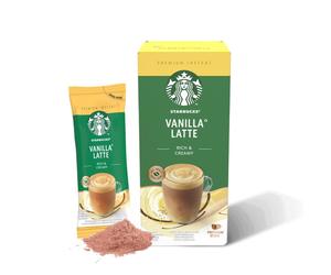 Cappuccino Starbucks Vanilla Latte - 5 dosettes individuelles