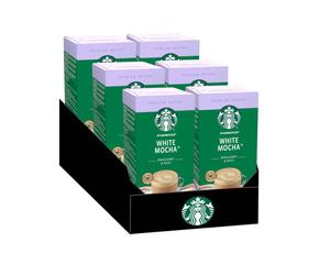 Cappuccino Starbucks White Mocha - 6 boîtes - 30 dosettes individuelles