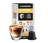 CAPPUCCINO Vanille (80 Capsules) compatible avec Nespresso, Lot de 8 x 10 Capsules (80 portions tot) - la Capsuleria