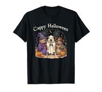 Cappy Halloween Capybara sorcière fantôme Cowboy Jeu de Mots Amusant T-Shirt