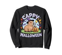 Cappy Halloween Funny Cute Capybara Wizard Halloween Sweatshirt
