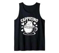 Cappycino Capybara Coffee Pun Cake Animal Lovers Débardeur