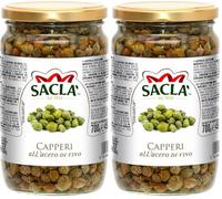 Câpres au Vinaigre de Vin 700g - Saclà (Lot de 2)
