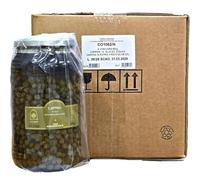 Câpres de Pantelleria à l’huile d’olive vierge extra 950 g, poids égoutté 523 g - Conserve sicilienne gourmet - Idéales pour poisson, salades, sauces, antipasti et cuisine méditerrané