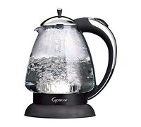 Capresso 259 H2O Plus Théière en verre, chrome poli
