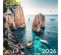 Capri 2026 Calendar: Sunlit cliffs and island elegance from the heart of the Tyrrhenian Sea