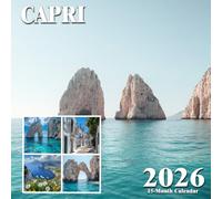 Capri 2026 Calendar: Sunlit cliffs and island elegance from the heart of the Tyrrhenian Sea