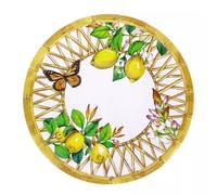 CAPRI assiette dessert en mélamine Les Jardins de la Comtesse D23 cm