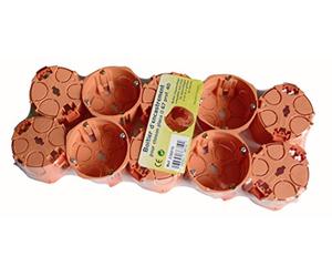 Capri CAP036819 Lot de 10 Boîtes encastrement cloison sèche 1 poste