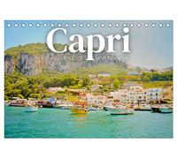 Capri - Im Golf von Neapel. (Tischkalender 2026 DIN A5 quer), CALVENDO Monatskalender: Atemberaubende Felsenlandschaft direkt am Mittelmeer.