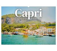 Capri - Im Golf von Neapel. (Wandkalender 2026 DIN A2 quer), CALVENDO Monatskalender: Atemberaubende Felsenlandschaft direkt am Mittelmeer.