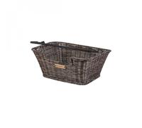 CAPRI-RATTAN LOOK FLEX,panier arrière avec anse, marron