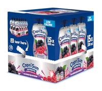 Capri-Sun Boisson aux Électrolytes, Saveur Mûre & Framboise, Faible en Calories, 15 x 330 ml