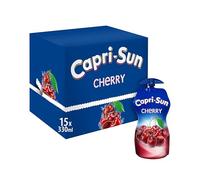 Capri-Sun Cerise (15 x 330 ml en vrac) avec bouchon refermable et rien d'artificiel