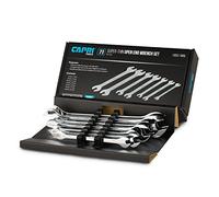 Capri Tools Jeu de 7 clés plates super fines, métriques, de 6 à 19 mm (11850-7MRK)