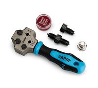 Capri Tools Outil d'évasement à double tête de 3/16", permet de réaliser un évasement à bulles ISO/DIN de 4,75 mm et un double évasement SAE de 3/16"