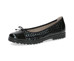 CAPRICE 9-22150-45 Ballerines pour Femme - Noir Croco - Taille 42 EU, Black Croco., 42 EU