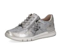 CAPRICE 9-23750-46 Baskets pour Femme - Gris - Brevet - Pointure 39 EU Large